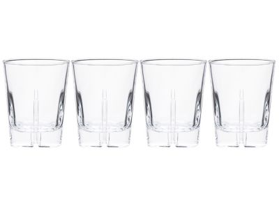 Set 4 Vasos Cristal Whisky bajo/ Natchman $19.900