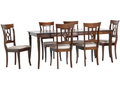 Juego de Comedor Bilbao + 6 Sillas Attimo $269.990