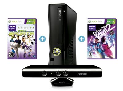 Kit  Xbox360 250GB + Kinect + 3 Juegos + 1 Mes de Live Gold $259.990