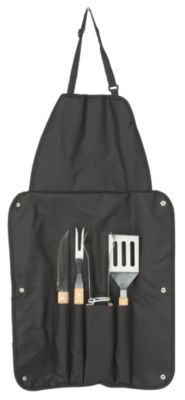 Set Asado 4 Piezas + Delantal $3.990