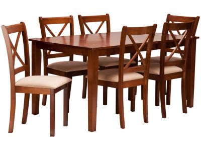 Juego Comedor La Paz  + 6 Sillas 