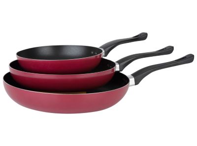 Set Sartenes Attimo , 20, 24, 28 cm Color Rojo 