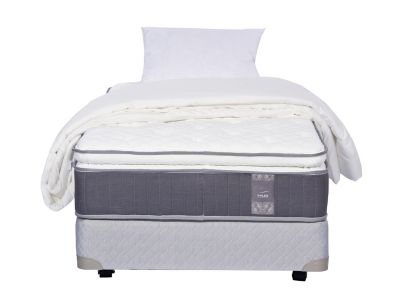 Box Spring Flex Memory II-P 1.5 Plaza + Textil $379.990