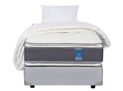 Box Spring Flex Soft 1.5 Plaza + Textiles $349.990