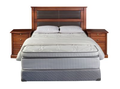Set Box Spring Maximo-P 2 Plazas Munich : Muebles+ Textile $729.990
