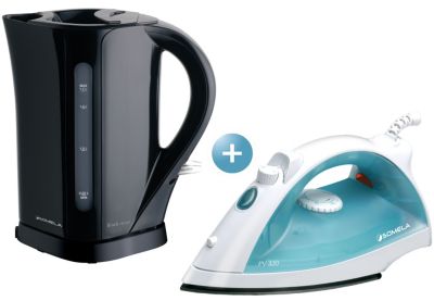 Hervidor Black  Somela HE300 + Plancha Somela PV320 $14.990