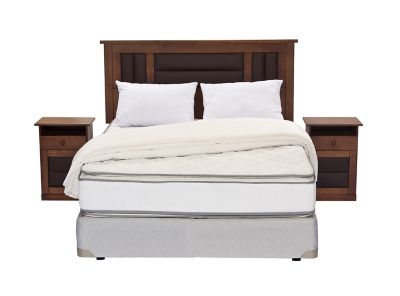 Set Box Spring Flex Sop Innova Larroine 2.0 Plazas: Muebles + Textiles $499.990