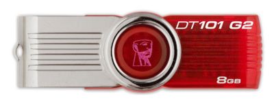 Pendrive Kingston DT101G2 8GB Rojo $5.990