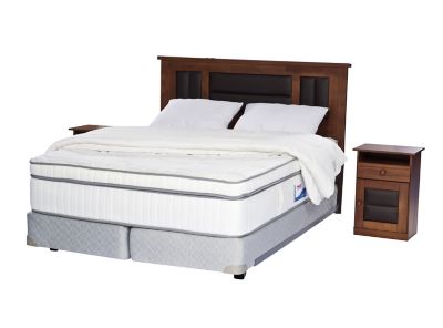 Maximo 2 Plazas Base Dividida Lorraine Textil Flex $579.990