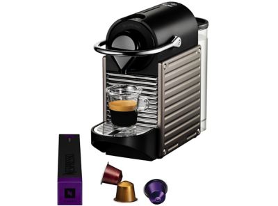 Cafetera Nespresso Pixie Titanio eléctrico $174.990