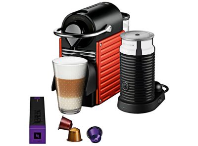 Nespresso Cafetera Pixie Rojo eléctrico +  Aeroccino $214.990