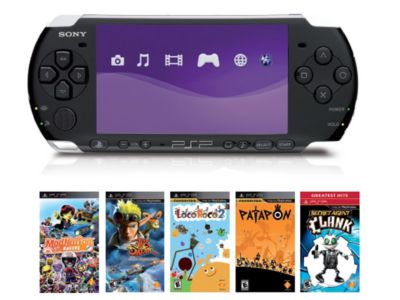Consola PSP + 5 Juegos $159.990