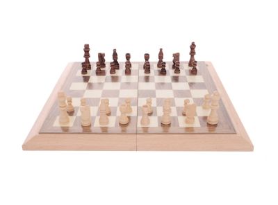 Ajedrez Madera Backgamon Plegable $15.990