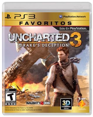 Juego PS3 Uncharted 3: Drake's Deception $14.990