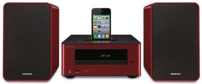 Microcomponente Onkyo CS-245 Rojo $149.990