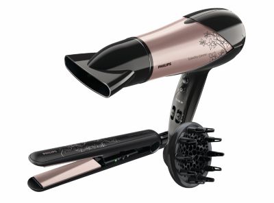 Combo Phillips Alisador + Secador HP-8294 $24.990