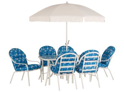 Juego Comedor Dominica Attimo + Quitasol $169.990