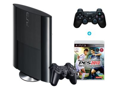 Consola PS3 250 GB + DS3 + Juego PES 2013 $219.990